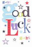 The spirit of encouragement all but dances off this vibrant good luck card, designed with the same care and artistry found at Wanstead Florist. Against a luminous white canvas, the words 'Good Luck' swirl in an optimistic medley: towering sky-blue letters intertwine with pops of cherry red, mossy green, and luxurious purple, giving each character a distinct personality-like neighbours sharing supportive words near Jubilee Pond. Clusters of navy, lemon-lime, and soft lilac stars pepper the design, echoing the dreamy expanse of Wanstead Park's evening sky. The card's inviting smoothness hints at the tactile delight of quality paper chosen to carry the weight of heartfelt wishes. Whimsical in execution but genuine in its intent, this card feels perfect for slipping into the hand of a friend braving a new chapter-whether it's a first day at work near the High Street or a big audition down at the Redbridge Drama Centre. Every star and brushstroke seems to whisper a quiet promise: "You've got this." In its joyful design and thoughtful craft, the card becomes a symbol of local pride and the easy camaraderie that binds the Wanstead community-a little piece of cheer ready to be delivered alongside blooms for every moment worth celebrating.